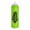 Garyline® Slim Line Bottle with Push-Pull Lid - 25 oz. - Lime Green