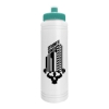 Garyline® Slim Line Bottle with Push-Pull Lid - 25 oz. - White