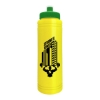 Garyline® Slim Line Bottle with Push-Pull Lid - 25 oz. - Yellow