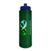 Garyline® Slim Line Bottle with Push-Pull Lid - 25 oz. - Dark Green