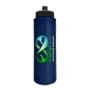 Garyline® Slim Line Bottle with Push-Pull Lid - 25 oz. - Navy Blue