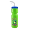Garyline® Journey Bike Bottle with Straw Lid (Colors) - 28 oz. - Neon Green
