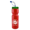 Garyline® Journey Bike Bottle with Straw Lid (Colors) - 28 oz. - Red