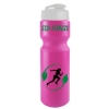 Garyline® Journey Bike Bottle with Flip-Top Lid (Colors) - 28 oz. - Translucent Hot Pink