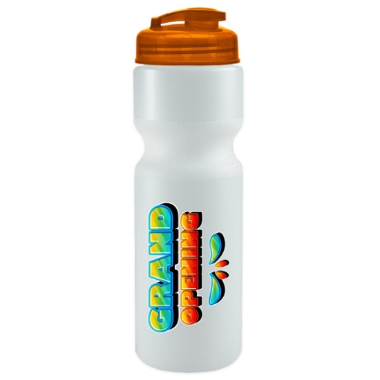 Garyline® Journey Bike Bottle with Flip-Top Lid - 28 oz. - Frost