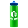 Garyline® Quart Sport Bottle with Valve Lid - 32 oz. - Neon Green