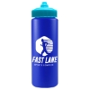 Garyline® Quart Sport Bottle with Valve Lid - 32 oz. - Royal Blue