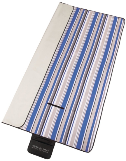 Recycled PET Oversized Coral Fleece Blanket - Royal