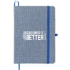 5'' x 7'' FSC® Recycled Cotton Bound Notebook - Blue
