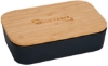 Bamboo Fiber Lunch Box with Cutting Board Lid - Black
