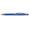 Recycled Aluminum Gel Ballpoint Stylus - Blue