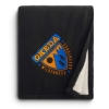 Fleece-Sherpa Blanket - Black