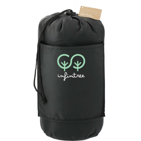 Wave Recycled Insulated Outdoor Blanket - Black