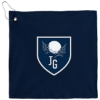 12'' x 12'' Recycled 200g Microfiber Towel - Navy