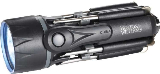 Spidey 8-In-1 Screwdriver Flashlight - Black