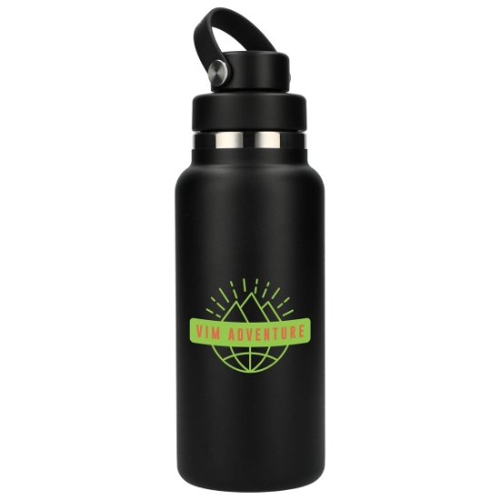 Hydro Flask® Wide Mouth 32oz Bottle with Flex Chug Cap - Black