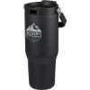 Carnival Recycled Sip Or Swig Tumbler 30oz - Black