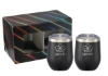 Corzo Cup 12oz 2" 1 Gift Set - Black