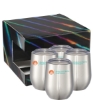 Corzo Cup 12oz 4" 1 Gift Set - Silver