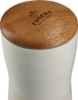 Reno Double Wall Ceramic Tumbler w/Wood Lid 10oz - White