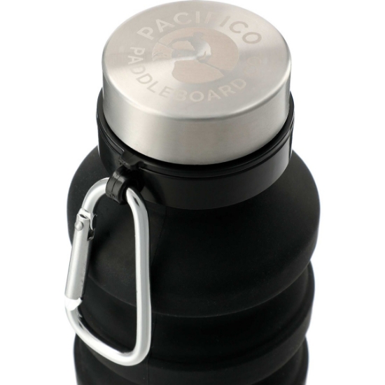 Zigoo Silicone Collapsible Bottle 18oz - Black