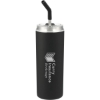 Marka Copper Vac Tumbler w/ SS straw 20oz - Black