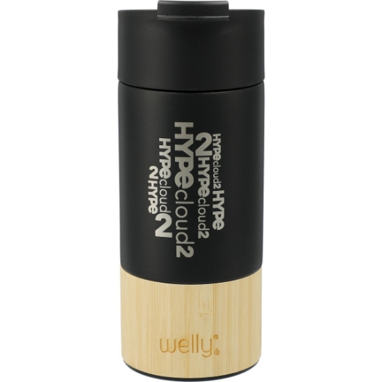 Welly® Traveler Copper Vacuum Tumbler 12oz - Black