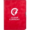 7'' x 10'' FSC® Recycled Morano Refillable Journal - Red