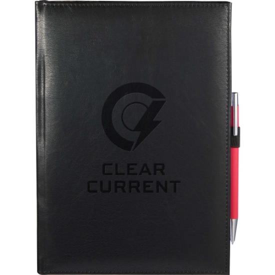 7'' x 10'' FSC® Recycled Morano Large Journal - Black