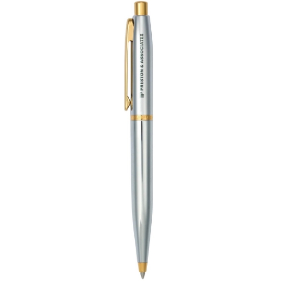 Sheaffer® VFM Polished Chrome with Gold Ballpoint - Silver