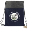 Ash Recycled Drawstring Bag - Navy