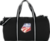 Barrel 12oz Cotton Canvas 22'' Weekender Duffle Bag - Black