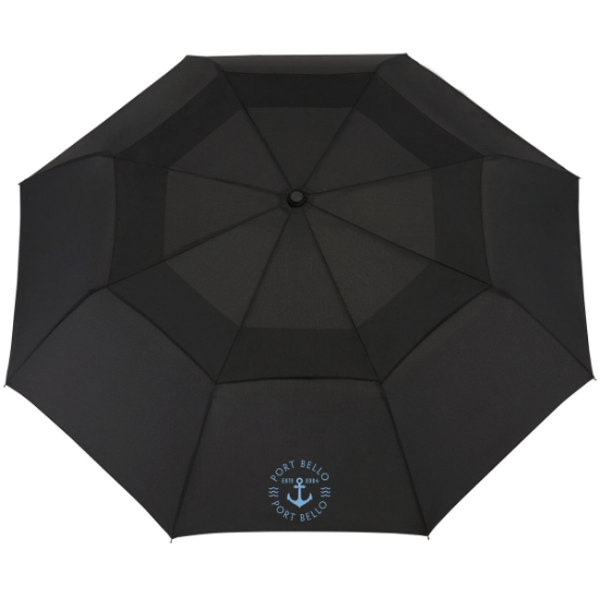 46" Recycled Auto Open Umbrella - Black