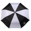 46" Recycled Auto Open Umbrella - Black_White