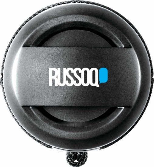 Rugged Fabric Outdoor Waterproof Bluetooth Speaker - Black