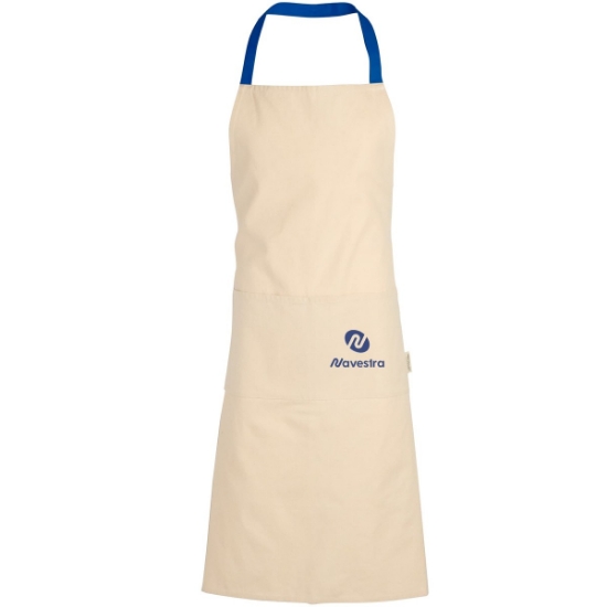 Recycled Cotton Apron - Blueberry