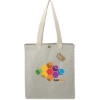 Repose 10oz Recycled Cotton Box Tote w/Snap - Gray