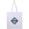 Organic 8oz Cotton Double Stitch Tote - White