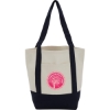 Mini Recycled 8oz Cotton Canvas Tote - Black