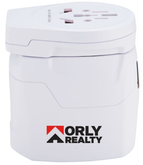 SKROSS World Travel Adapter PRO World & USB - White