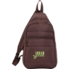 Puffer Recycled Sling Backpack - Chocolate