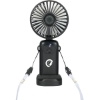 Rechargeable Personal LED Fan - Black