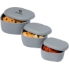 Zili Silicone Storage Containers, Set of 3 (7, 10, & 20 oz) - Gray