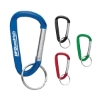 Small Carabiner Key Ring - Blue