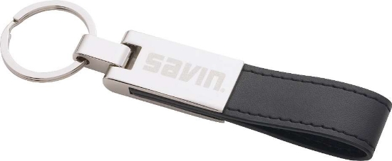 UltraHyde Silver Key Ring - Black