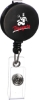 Round Badge Holder - Black