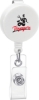 Round Badge Holder - White