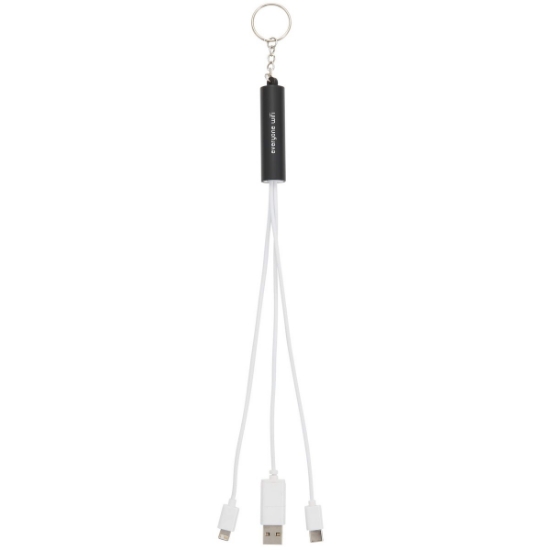 Route Light Up Logo 5-in-1 Cable - Black