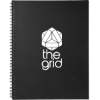 8.5'' x 11'' FSC® Mix Large Business Spiral Notebook - Black