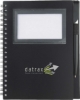 5.5'' x 7'' FSC® Mix Star Spiral Notebook with Pen - Black